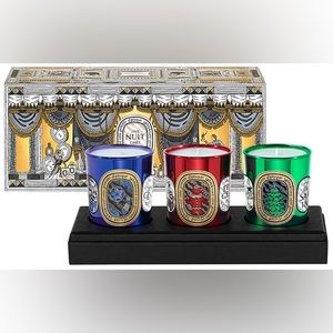 Diptyque 2016 3 Candle Holiday Set, Rare, BNIOP, HTF